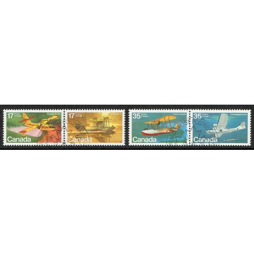 Canada 1979 Canadian Aircraft (1st Series) set 4v SG966-969 FU