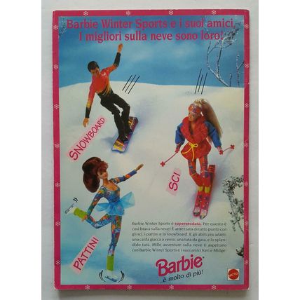 1995 Italian Barbie Comic Holiday Edition November / Foil Cover 80 Pgs VF/NM