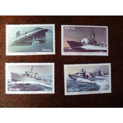 South Africa 1982 Simonstown Naval Base set mint stamps SG506-9 submarine ships
