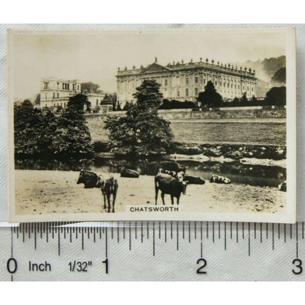 1936 Senior Service Sights of Britain No. 30 Chatsworth House, Derbyshire