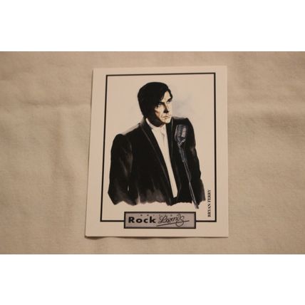 Bryan Ferry 1992 Wall of Fame ROCK LEGENDS NO. 6