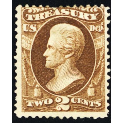 O73, Mint HR 2¢ Official Stamp SCV $125.00 - Stuart Katz