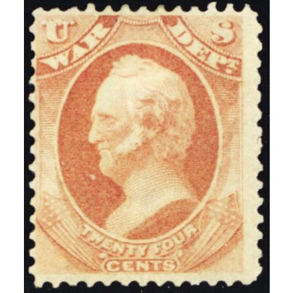 O91, Mint OG HR 24¢ Official Stamp SCV $85.00 ** Stuart Katz