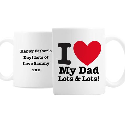 Fathers Mug for dad boyfriend mum friends girlfriend nan family personalised