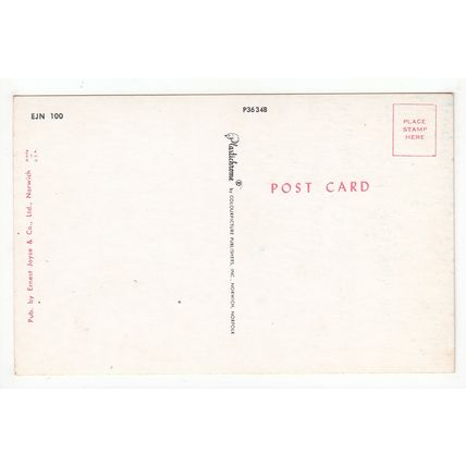 Norfolk Broads Map Postcard 36348