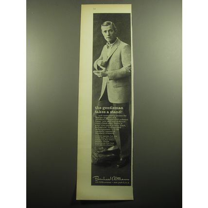 1958 Bernhard Altmann Blazer, Polo Shirt and Socks Advertisement