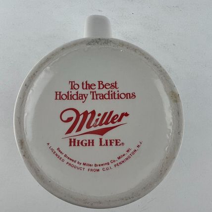 Miller High Life Best Holiday Tradition Winter Sleigh Ride Stein Commemorative