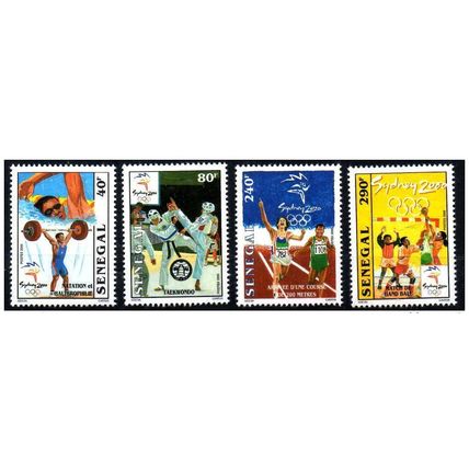Sénégal 2000 Jeux Olympiques SYDNEY Taekwondo Handball Haltérophilie RARE MNH