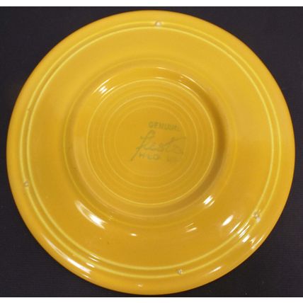 Excellent Vintage Fiesta Fiestaware Bread Plate Yellow 7 1/4" Plate 1950's