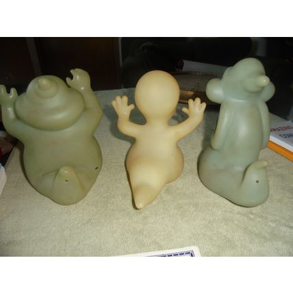 CASPER & The GHOSTLY TRIO Vinyl Figures! $33.00 Shipped!! These GLOW IN THE DAR