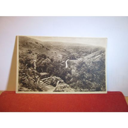 THE DEVIL'S PUNCH BOWL, HINDHEAD antique postcard by W. Rollason of Hindhead =
