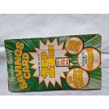 Vintage Brooke Bond Savings Card