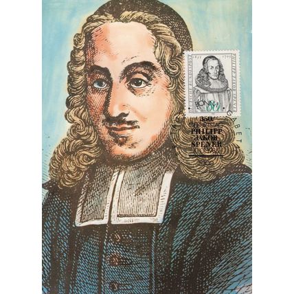 Philipp Jakob Spencer Germany Lutheran Theologian FDC Postcard