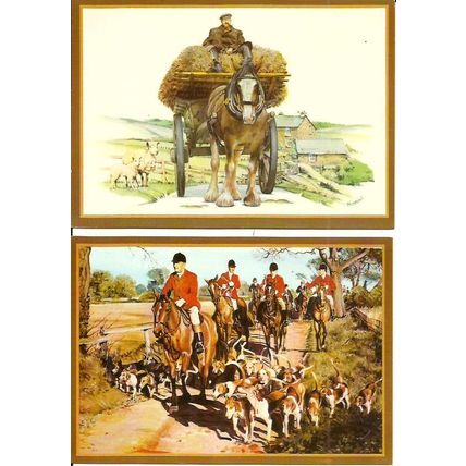 Art "COUNTRY CRAFTS" Postcard Set of 10 (J. Arthur Dixon PCK 25409-25418)