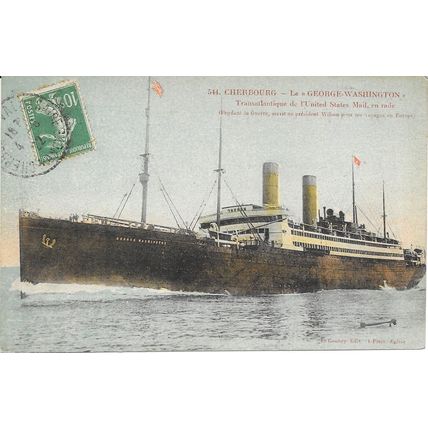 50 - CHERBOURG - Transtalantique Le GEORGE WASHINGTON