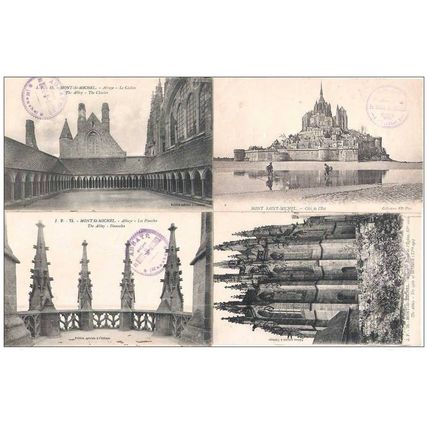 50 - Mont Saint-Michel - 4 cartes