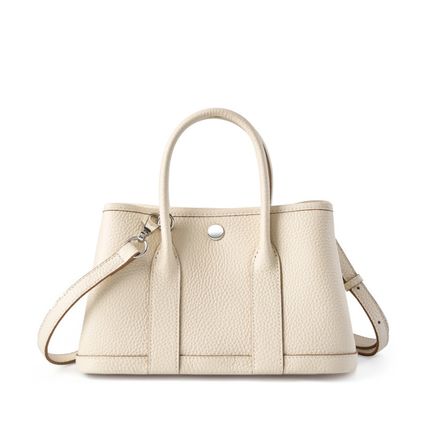 Genuine Leather Women Handbag and Shoulder Bag White