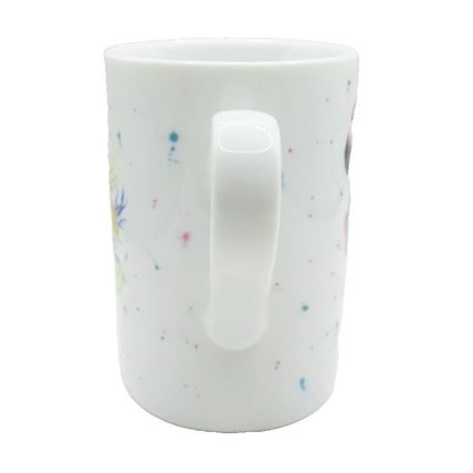 Floral Flamingo Mug Fine China Ceramic 10.5 CM Gift Microwave & Dishwasher Safe