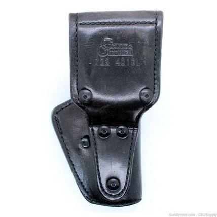 LH S&W 3913 6904 4013 Black Plain Leather Gould & Goodrich Holster