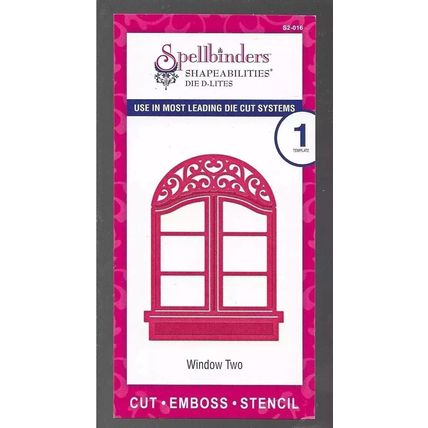 Spellbinders. Window Two Die. Die Cutting Cardmaking Scrapbooking Crafts