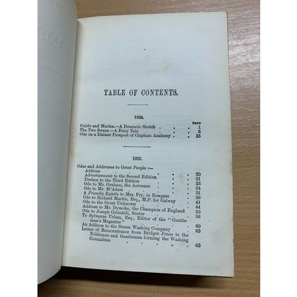 RARE* 1871 "THE WORKS OF THOMAS HOOD" VOLUME 5 ANTIQUE BOOK (P4)