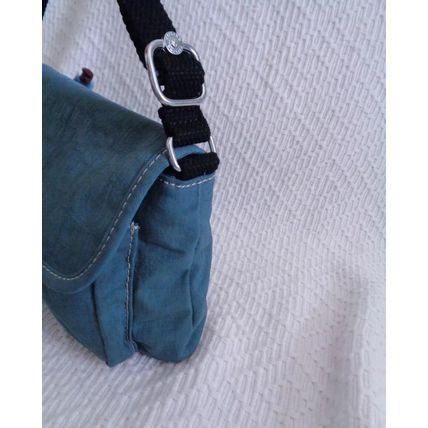 Kipling LOCAL Small Shoulder Cross Body Bag Blue Jean Michela Monkey