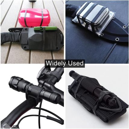 Tactical Rubber Bands Assorted Size (100 Pcs), Black Thick Heavy Duty Rubber