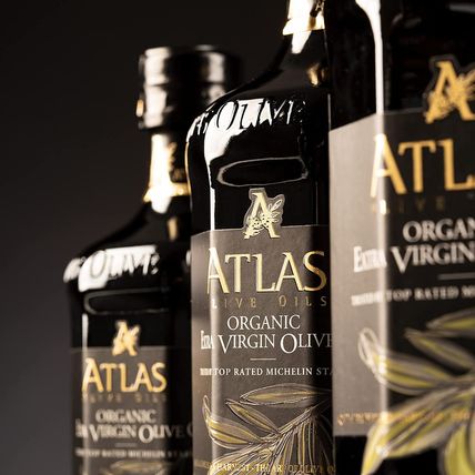Atlas Organic Cold Pressed Moroccan Extra Virgin Olive Oil, Polyphenol Rich | EV