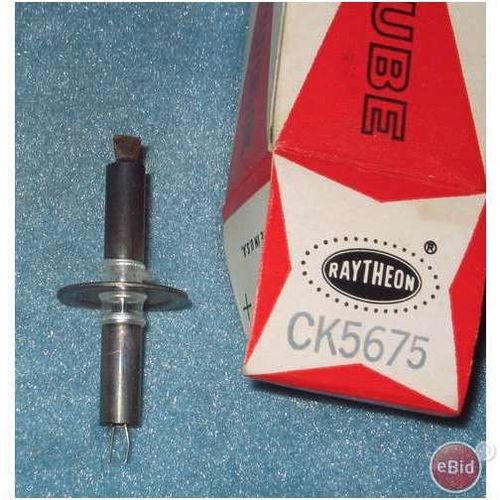 NOS Raytheon CK 5675 Microwave Pencil Triode Tube