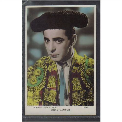 EDDIE CANTOR FILM STAR POSTCARD