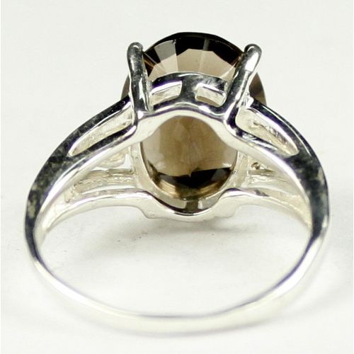 Smoky Quartz, 925 Sterling Silver Ring, SR139