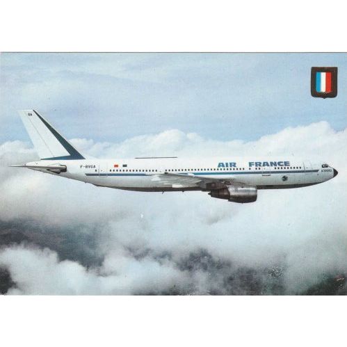 Air France Airbus A300 B2 Civil Aircraft Postcard (A11256)