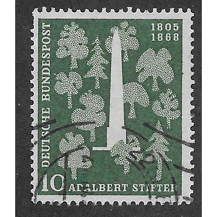 GER 1955 10pf '150TH ANN OF STIFLER' FINE USED (EBID63-119)