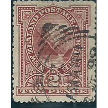 new zealand stamps 1898 sg248 perf 12-16 used sg248