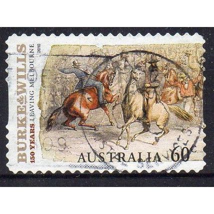 Australia 2010 Burke & Wills - Leaving Melbourne 60c s/a Used