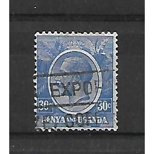 Kenya&Uganda.SG84 30c Ultramarine.Fine Used.Feb21a