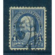 Used 264 1c Benjamin Franklin Almost Very Fine M02763
