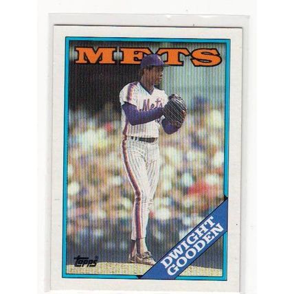 1988 Topps Dwight Doc Gooden baseball card #480 – Mets