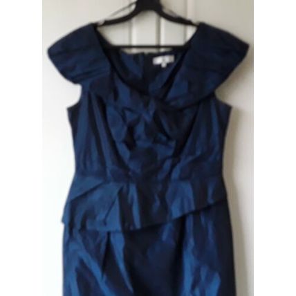 John Rocha size 12 Dark blue sleeveless dress worn once