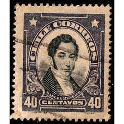 Chile 1929 Personalities 40c Used Stamp Rengifo T2