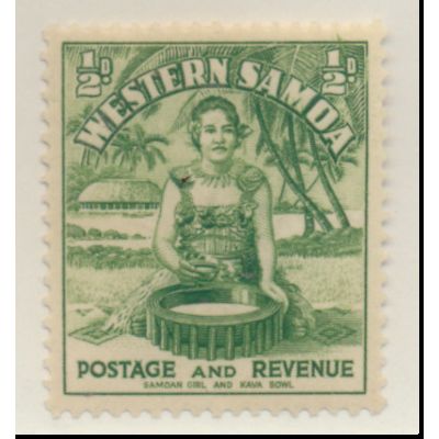 Western Samoa Stamp Scott #186, Mint Hinged