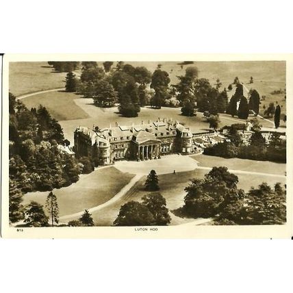 Bedfordshire LUTON HOO Aerial Postcard (Aero Pictorial 813)