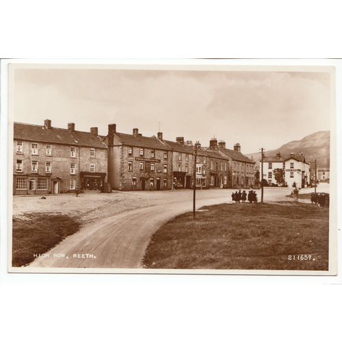 High Row Reeth North Yorkshire RP Postcard 211657