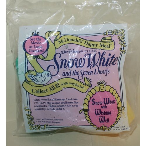 1993 McDonalds Disney's Snow White & Wishing Well Mint in Package