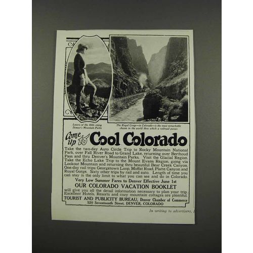 1925 Denver Chamber of Commerce Tourism Ad