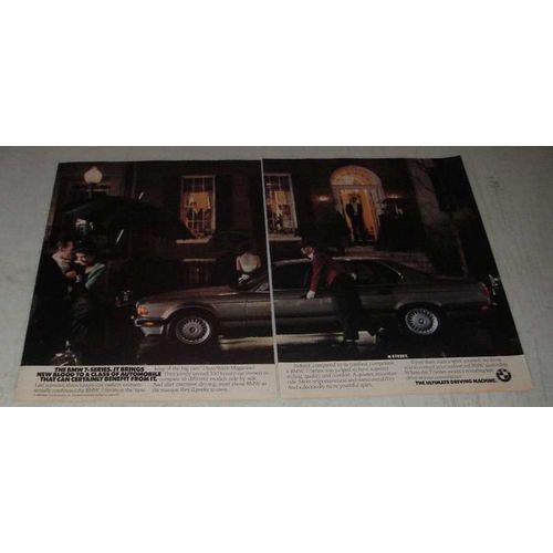 1988 BMW 7-Series Cars Ad - Can Certainly Benefit From It