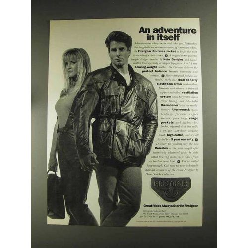 1992 Hein Gericke Firstgear Corrales Jacket Ad