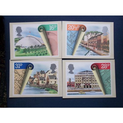 ROYAL MAIL POST OFFICE PHQ74 POSTCARDS URBAN RENEWAL BRISTOL LIVERPOOL DURHAM