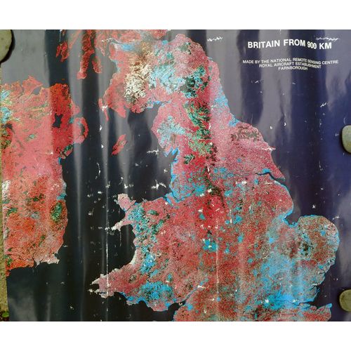 Britain from 500 km - Landsat Mosaic - 1980's