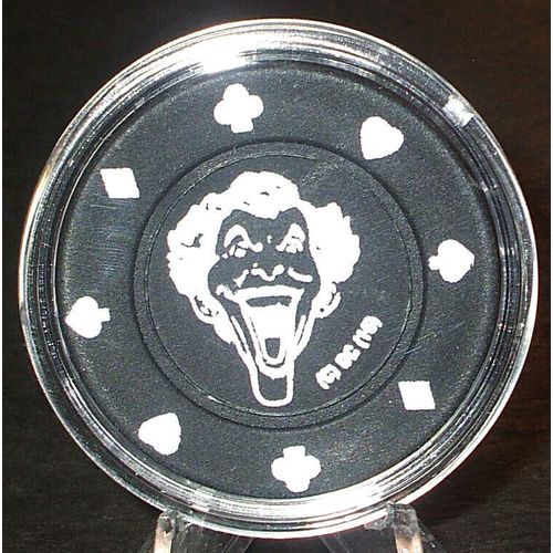 The Joker Poker Chip Golf Ball Marker - Black - DC Comics
